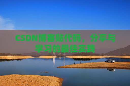 CSDN博客贴代码，分享与学习的最佳实践